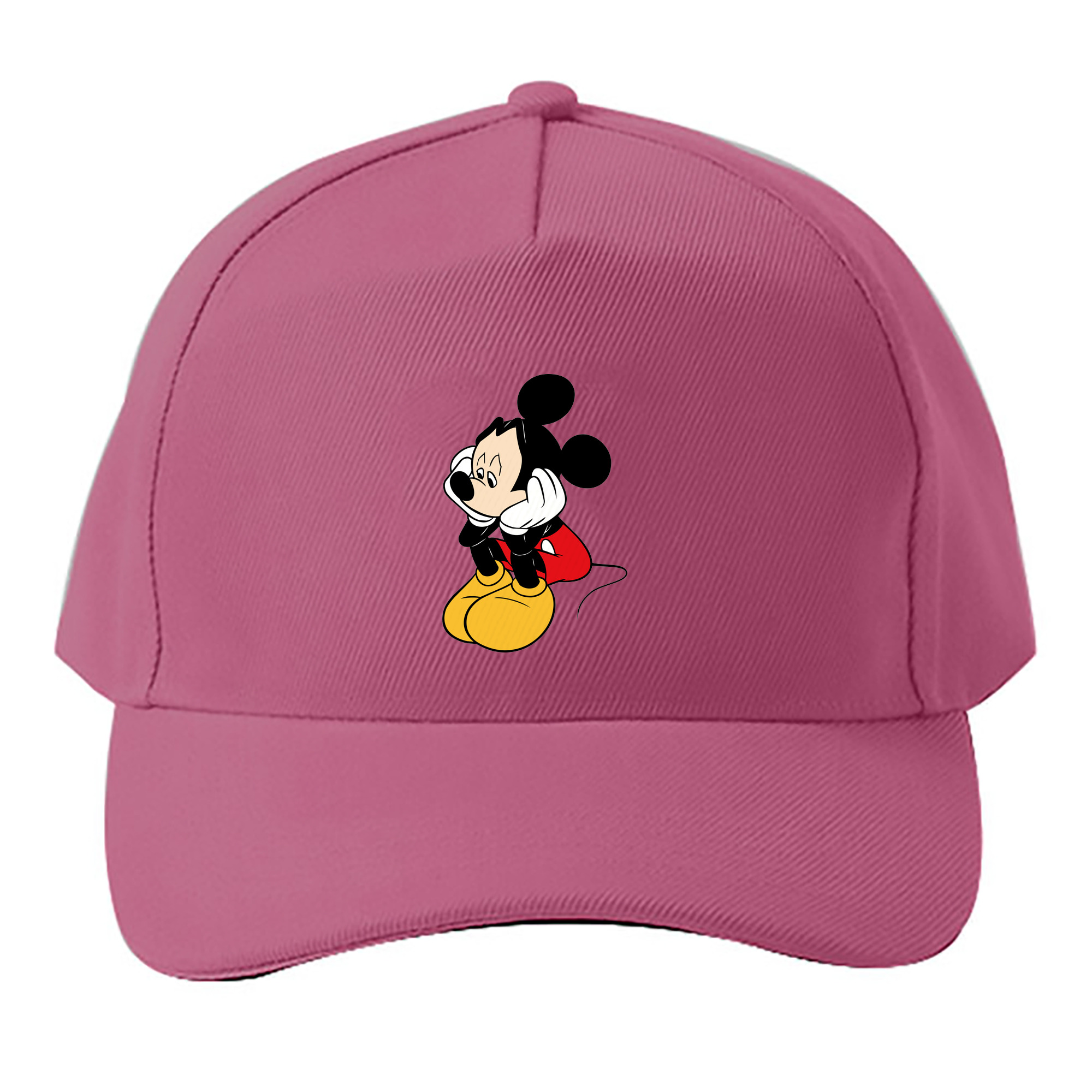（画像用） ミッキーマウス Mickey Mouse ベースボールキャップ 綿100％ 男女兼用 帽子 スポーツ